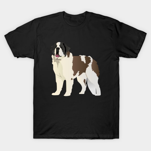 Saint Bernard Dog T-Shirt by NorseTech